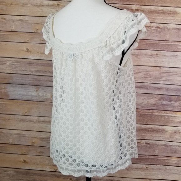 Pinky Lace Tank Top Size Large - Picture 4 of 7